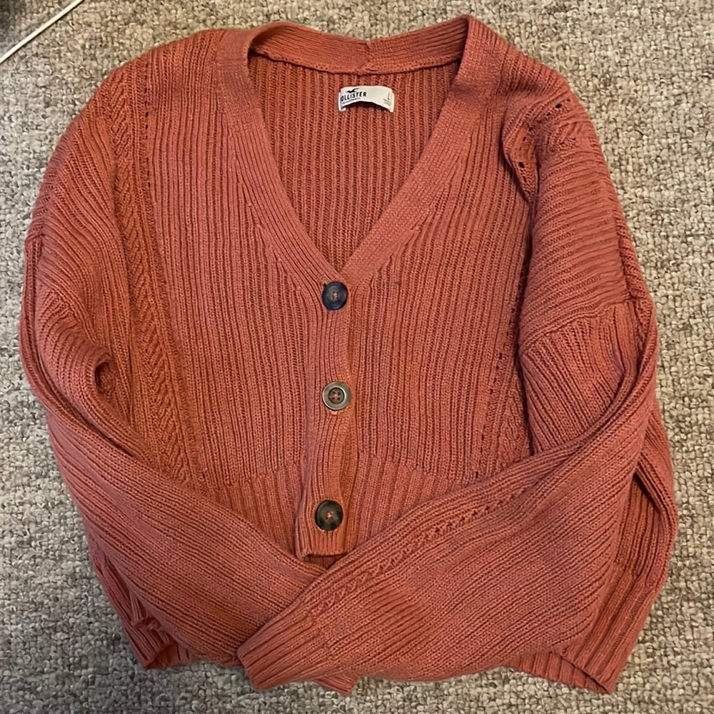 Cropped Hollister cardigan